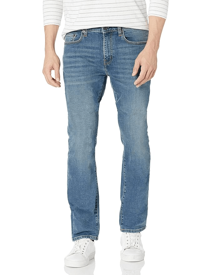 Men Slim-Fit Stretch Bootcut Jean