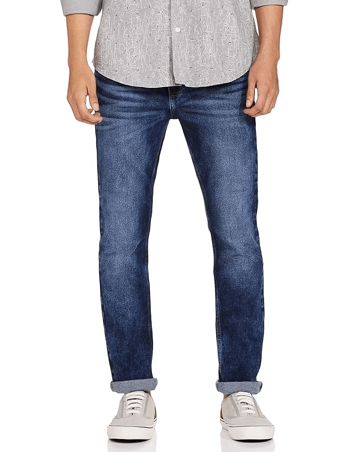 Men's Slim Tapered Stretch Jeans