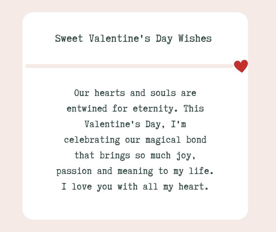 Sweet Valentine's Day Wishes - 2