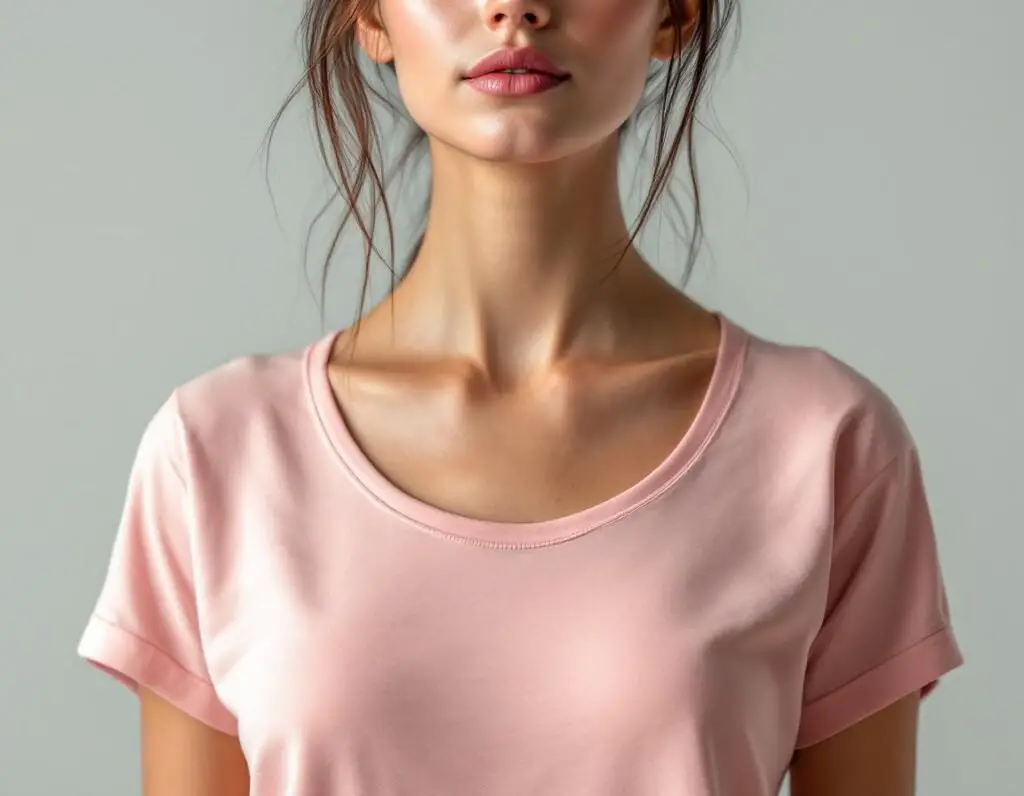 Scoop neck T-shirts