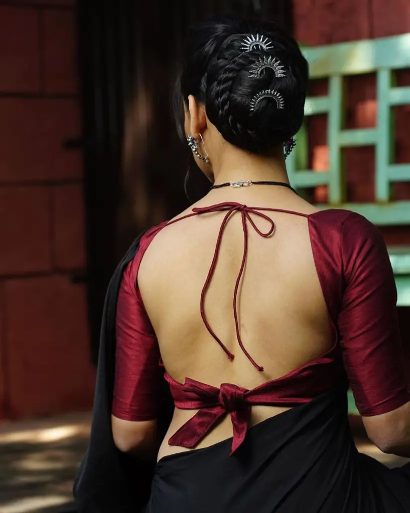 Different Types of Blouse Designs: A Complete Guide to Elevate Your Style 8 Backless Blouse