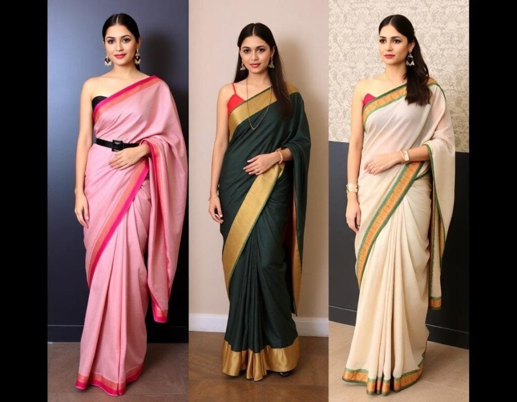 Contemporary Saree Drapes