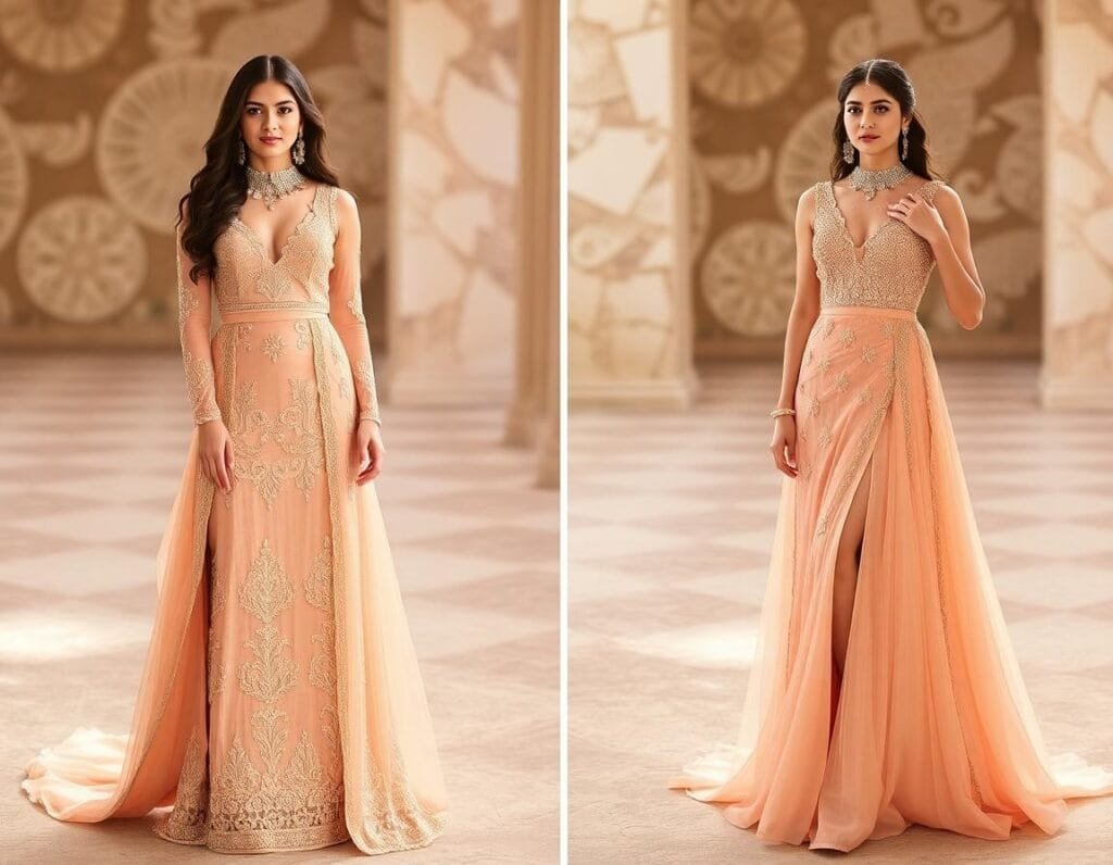 Indo-Western Gowns