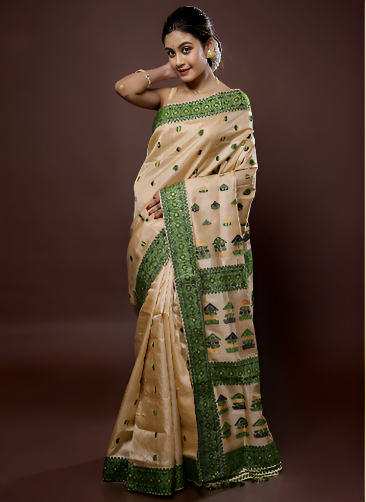 Types of Sarees Names: Saree Varieties From Across India 11 Muga Silk Saree