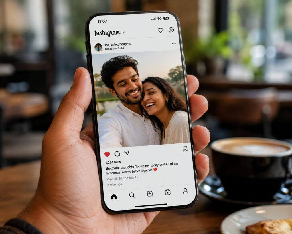 Anniversary Wishes: 250+ Heartfelt Messages, Quotes and Greetings for Every Relationship 27 Phone screen showing anniversary captions for Instagram post