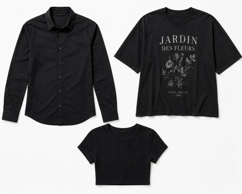 Black Shirt Combinations: 15+ Stylish Outfit Ideas That Always Work 16 Types of black shirts for outfit combinations including button-down, tee, and knit